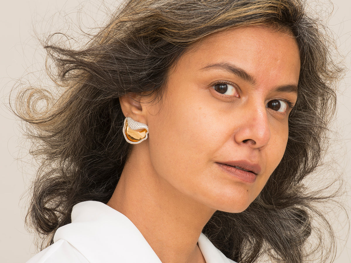 Orange Peel Earrings - Studio Renn
