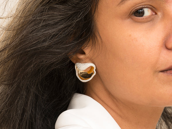 Orange Peel Earrings - Studio Renn