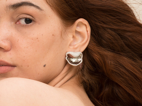 Orange Peel Earrings - Studio Renn