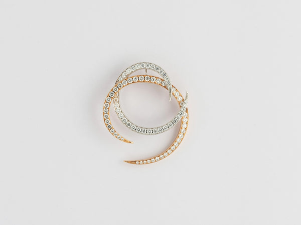 Yellow Gilled Pendant/Brooch - Studio Renn