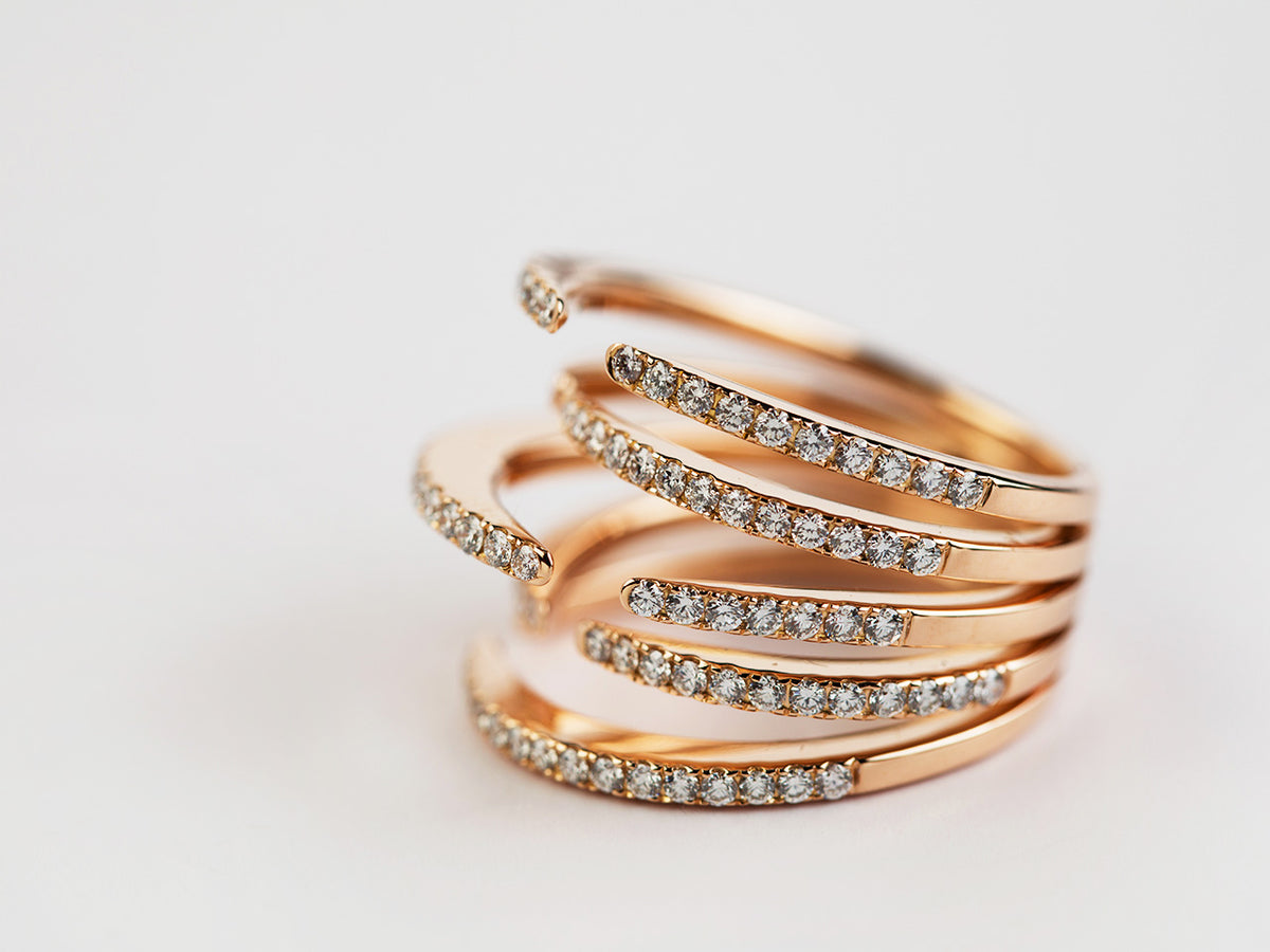 Yellow Gilled Ring - Studio Renn