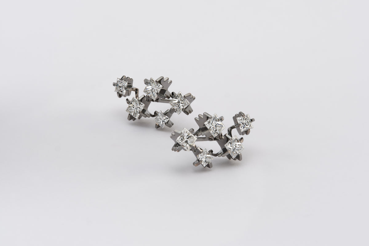 Cacti 5-stone Earclimbers - Studio Renn