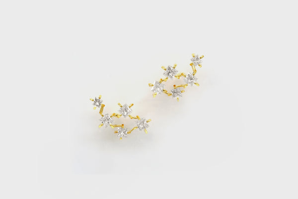 Cacti 5-stone Earclimbers - Studio Renn