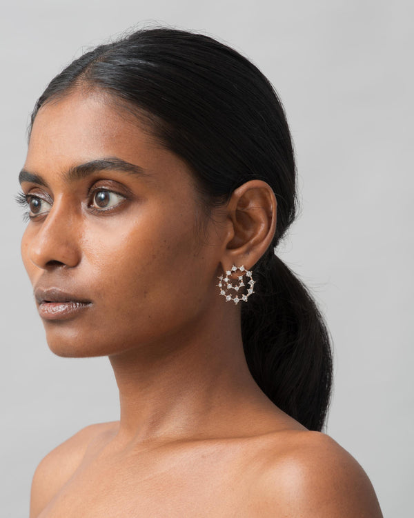 Cacti Coil Earrings (Blackend)