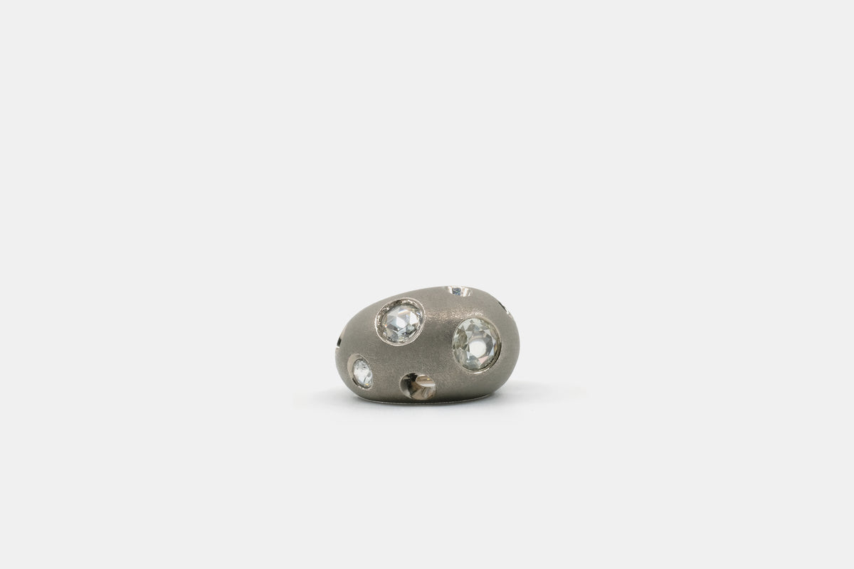 Puffball Void Rose-Cut Ring - Studio Renn