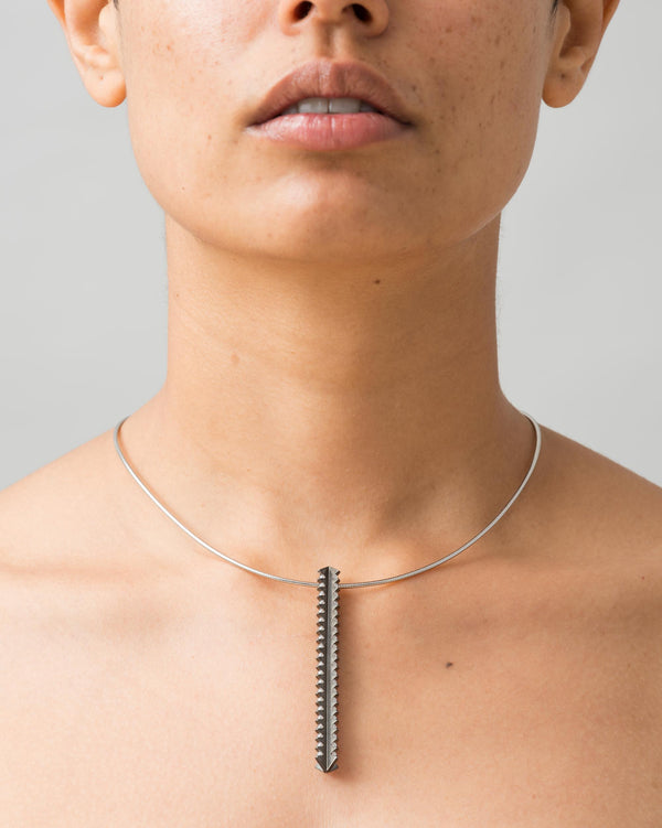 Cacti Bar Pendant Necklace