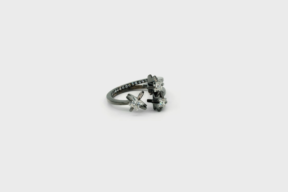 Cacti 3-Stone Scatter Ring - Studio Renn