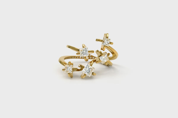 Cacti 5-Stone Scatter Ring - Studio Renn