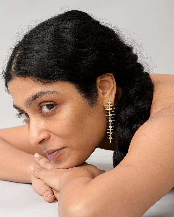 Godna Long Earrings
