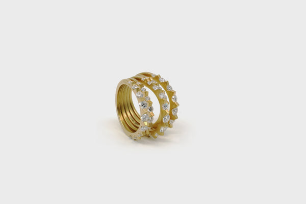 Cact 5-Line Ring - Studio Renn