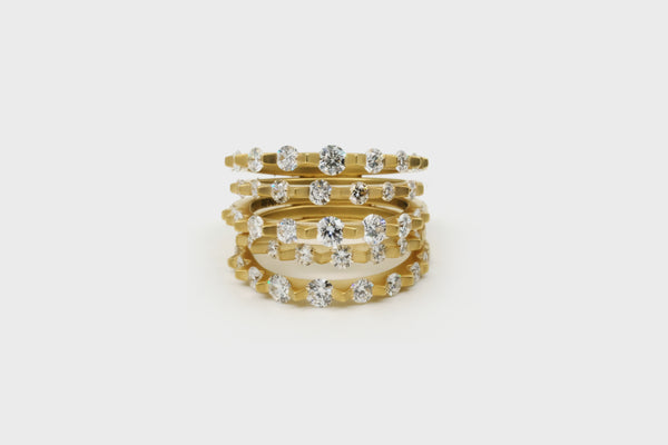 Cact 5-Line Ring - Studio Renn