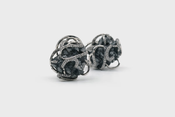 Remnant Concrete Earrings - Studio Renn
