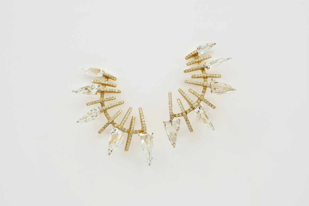 Godna Spear Earclimbers - Studio Renn
