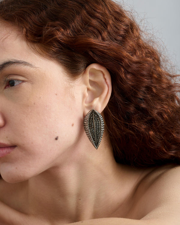 Seed-Leaf Inside-Out Earrings