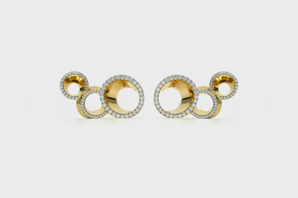Vessel Earclimbers - Studio Renn