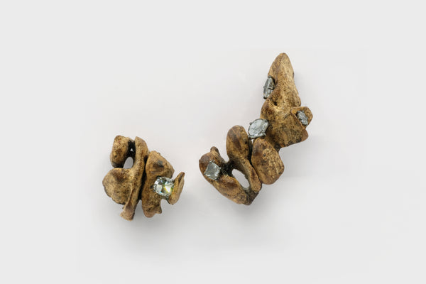 Wood Earclimbers - Studio Renn