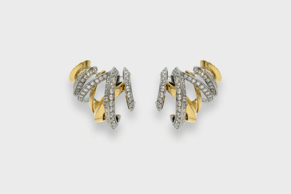 Weave Earclimbers - Studio Renn