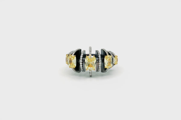 Godna Fancy-Yellow Ring - Studio Renn