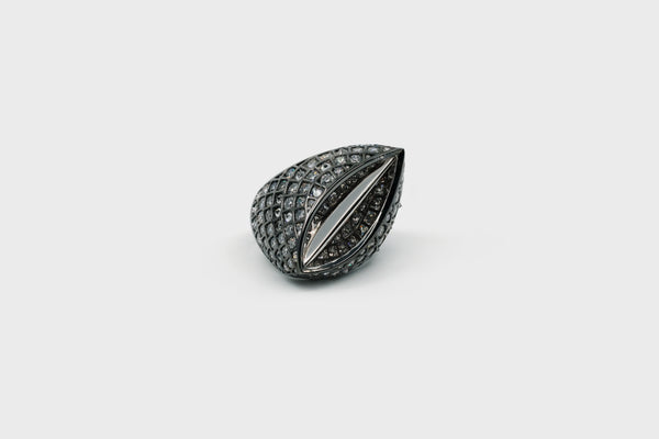 Seed-Leaf Inside-Out Ring - Studio Renn