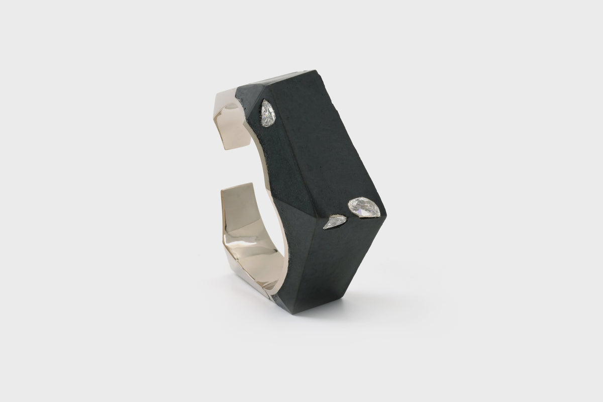 On the Edge Concrete Cuff - Studio Renn