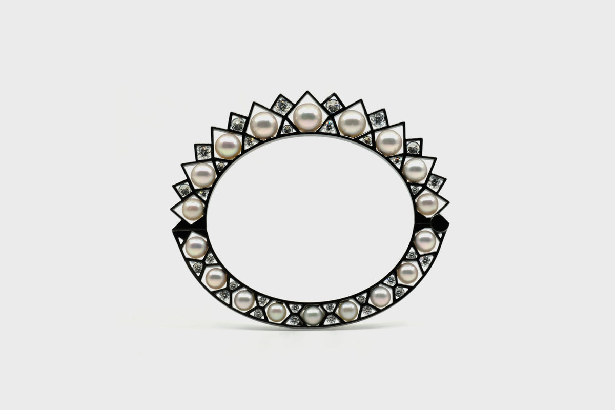 Cacti Karela Pearl Bangle - Studio Renn