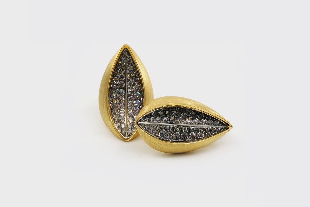 Seed-Leaf Reflections Eartops - Studio Renn