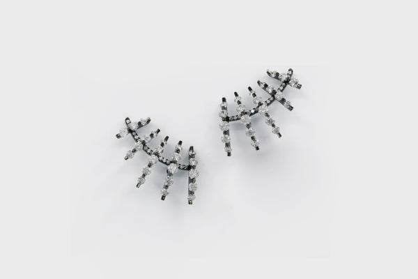 Cacti Serrations Earclimbers - Studio Renn