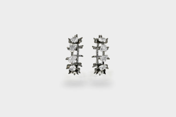 Cacti Antique-cut Hoops - Studio Renn