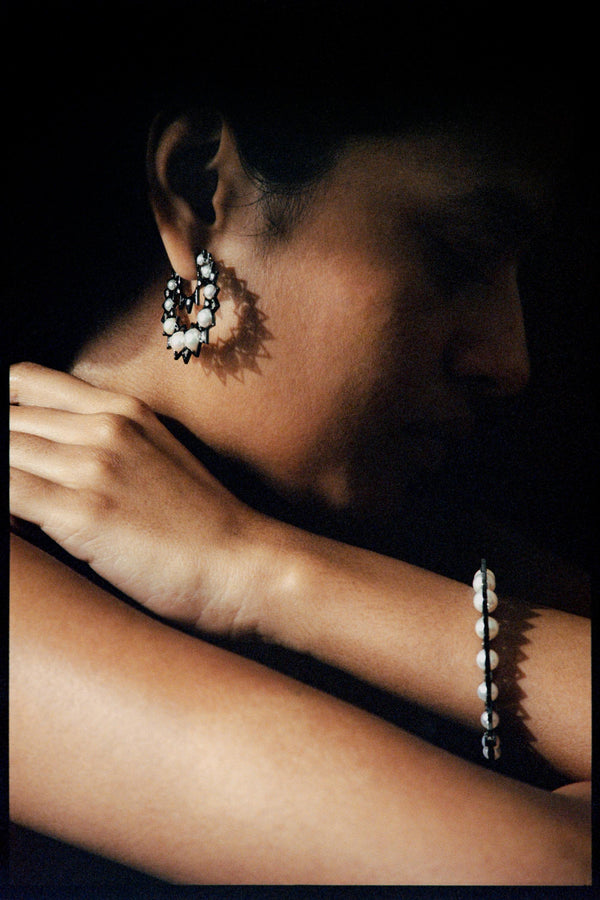 Cacti Karela Pearl Hoops
