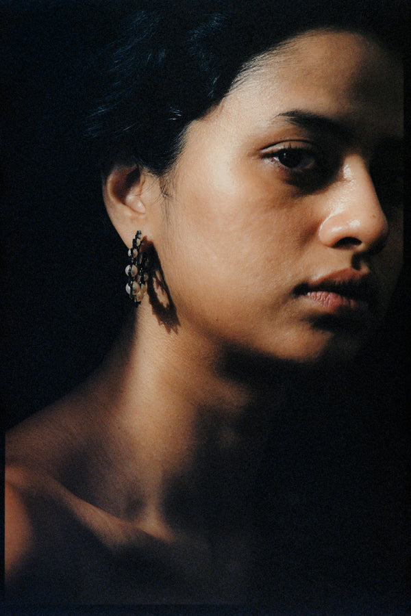 Cacti Karela Pearl Hoops