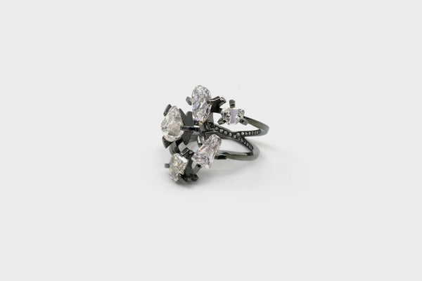 Cacti Antique-cut Scatter Ring - Studio Renn