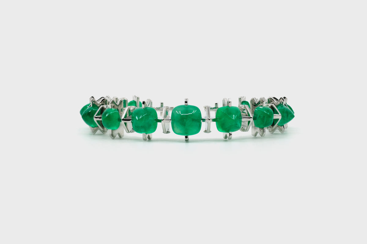Cacti Emerald Bracelet - Studio Renn