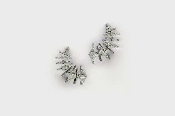 Godna Triangle Earclimbers - Studio Renn