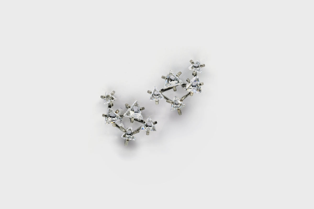 Cacti Triangle Scatter Earrings - Studio Renn