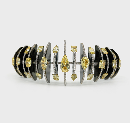 Godna Antique-Yellow Cuff