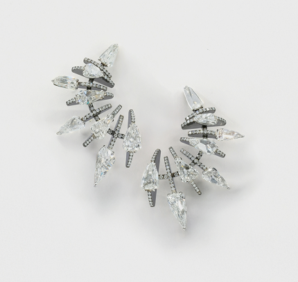 Godna Antique-cut Earclimbers
