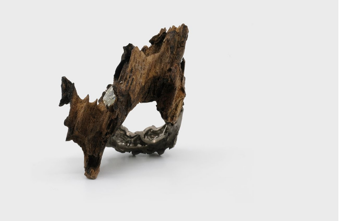 A Studio Renn piece carved from found wood