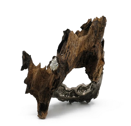 A Studio Renn piece carved from found wood